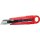 Transpak Cuttermesser Safety Cutter Standard Maße 145x25x35mm f.Rechtshänder rot 2 Ersatzklingen