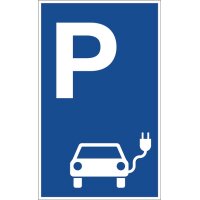 Parkplatzbeschilderung Parkplatz f.Elektrofahrzeuge...