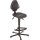 Mey Arbeitsdrehstuhl W13 Bodengleiter + Fußstütze Polyurethanschaum schwarz Grifffarbe schwarz 590-840 mm