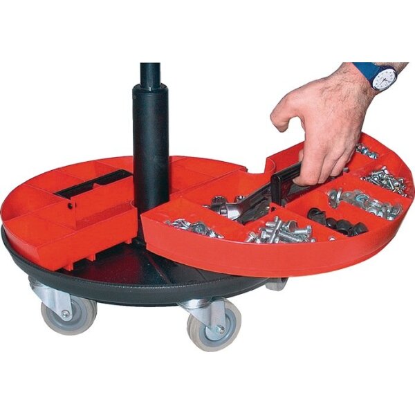 Mey Ablageschale 2-teilig Kunststoff rot passend für Drehhocker