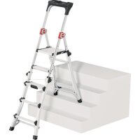 Hailo Stufenstehleiter 100 Topline Stufen 3-5 Aluminium...