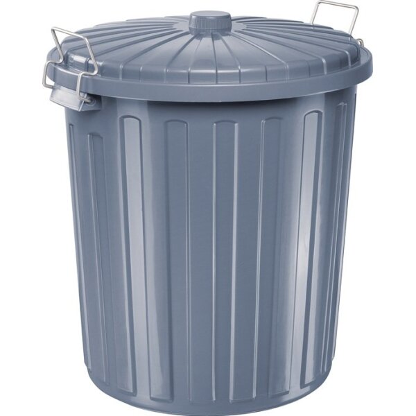 Helit Abfalltonne H570xB490xTmm 55 l grau