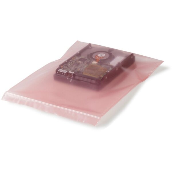 Druckverschlussbeutel antistatisch TRANSPAK