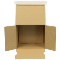 Transpak Automatikkarton 1-wellig Automatikboden Maße 210x180x130mm SK Qualtität 1.3B braun braun