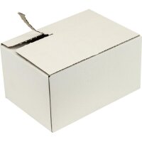 Transpak Automatikkarton 1-wellig Maße 230x160x120mm SK Qualität 1.30 B weiß Fefco 0713