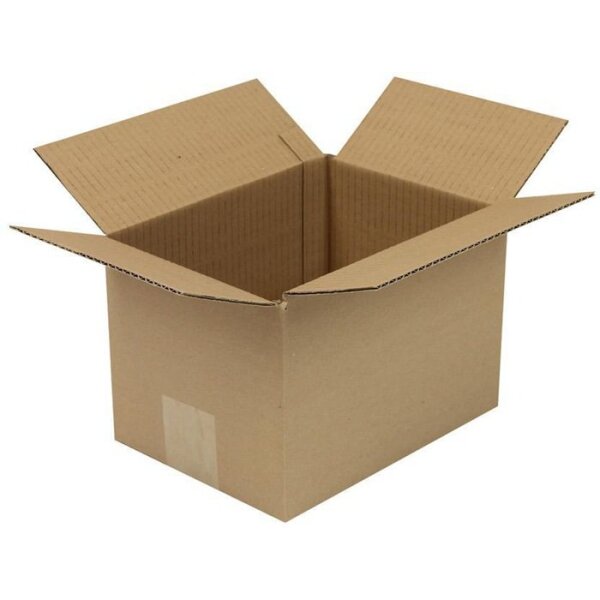 Transpak Faltkarton 1-wellig Höhenrillung Maße 220x160x150mm A5 Qualität 1.20 B braun braun