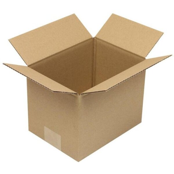 Transpak Faltkarton 1-wellig Höhenrillung Maße 200x150x150mm Qualität 1.20 B braun braun