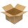 Transpak Faltkarton 1-wellig Höhenrillung Maße 200x200x140mm Qualität 1.10 B braun braun