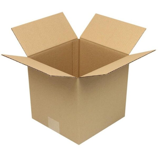 Transpak Faltkarton 1-wellig Höhenrillung Maße 220x210x210mm A5 Qualität 1.20 B braun braun