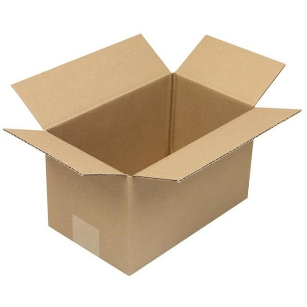 Transpak Faltkarton 1-wellig Höhenrillung Maße 250x150x150mm Qualität 1.20 B braun braun