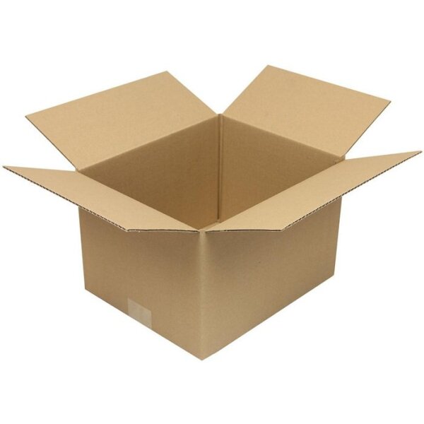 Transpak Faltkarton 1-wellig Höhenrillung Maße 300x250x200 mm Qualität 1.20 B braun braun