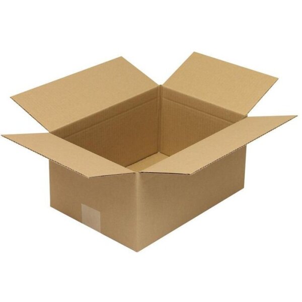 Transpak Faltkarton 1-wellig Höhenrillung Maße 325x230x160mm A4 Qualität 1.20 B braun braun