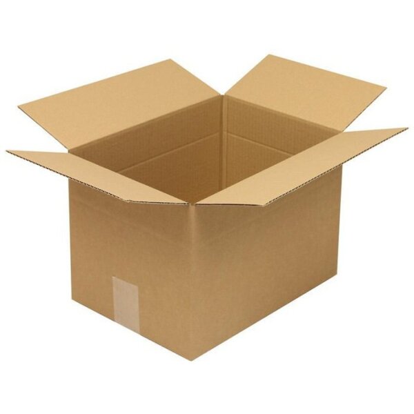 Transpak Faltkarton 1-wellig Höhenrillung Maße 325x235x225mm C4 Qualität 1.20 B braun braun