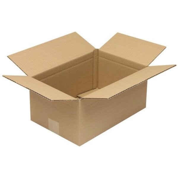 Transpak Faltkarton 1-wellig Höhenrillung Maße 350x230x160mm C4 Qualität 1.20 C braun braun