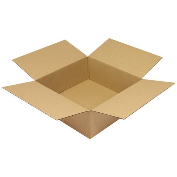 Transpak Faltkarton 1-wellig Maße 400x400x150mm Qualität 1.30 C braun braun