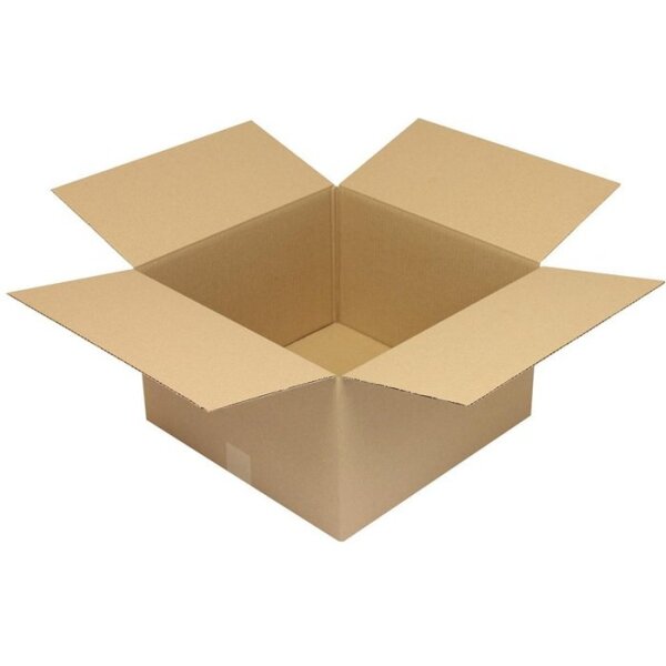 Transpak Faltkarton 1-wellig Maße 400x400x240mm Qualität 1.20 B braun braun