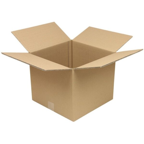 Transpak Faltkarton 2-wellig Maße 350x350x300mm Qualität 2.2BC braun braun