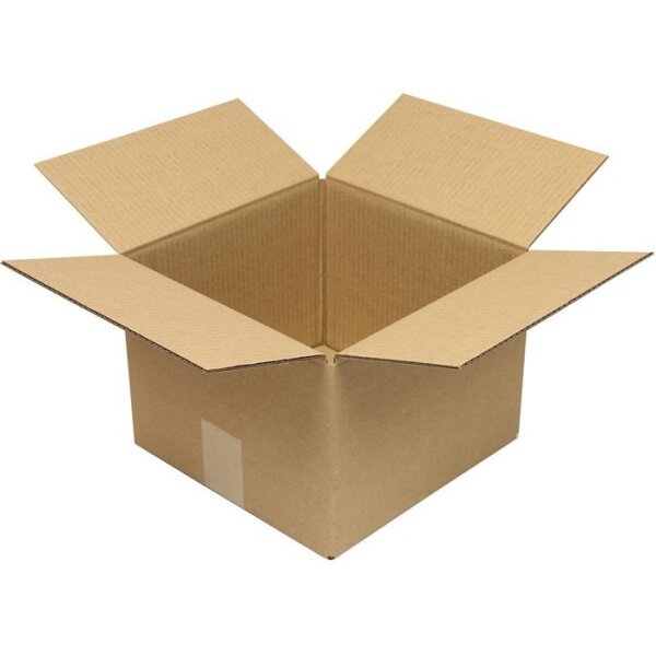 Transpak Faltkarton 2-wellig Maße 250x250x180mm Qualität 2.2EB braun braun