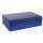 Transpak Flaschengeschenkkarton Maße 363x252x94mm saphirblau offene Welle saphirblau