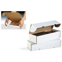 Transpak Klappschachtel 1-wellig Maße 308x206x80mm Qualität 1.20 B weiß weiss