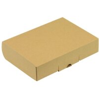 Transpak Klappschachtel 1-wellig Maße 220x155x45mm A5 Qualität 1.3E Steckverschluss braun
