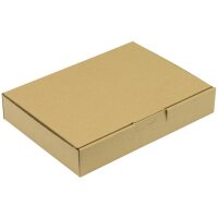 Transpak Klappschachtel 1-wellig Maße 250x180x43mm C5 1.2E braun Steckverschluss braun