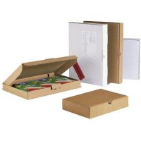 Transpak Klappschachtel 1-wellig Maße 338x230x42mm C4 1.2E braun Steckverschluss braun