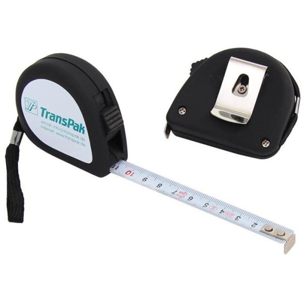 Transpak Maßband m.Feststeller Länge 200cm Kunststoffgehäuse