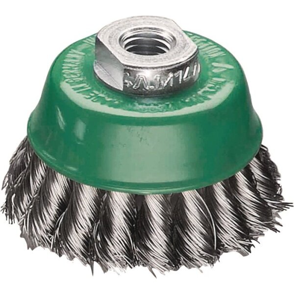 Lessmann Topfbürste Ø 65 mm M14 Drahtstärke 0,3 mm Edelstahl 12500 min-¹ 1