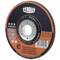 Tyrolit Schruppscheibe PREMIUM D125xS7mm Körnung 30 gekröpft Bohrung 22,23 mm