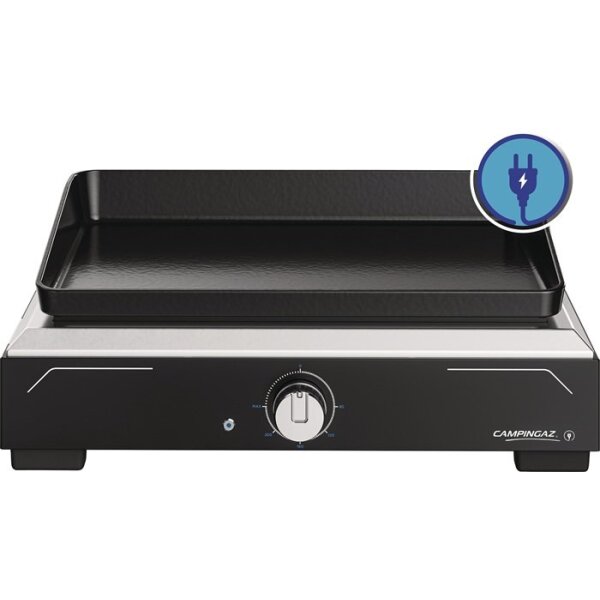 Campingaz Elektrogrill Plancha Electric 1 XD gusseiserne Kontaktgrillplatte