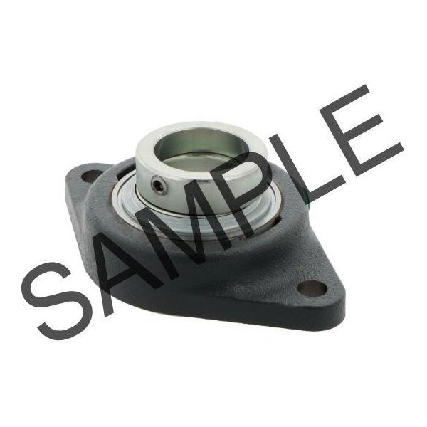 Nke Flanschlager-Gehäuseeinheit UCFL206-104 31,75 mm Außen-Ø 148 mm Breite 40,2 mm oval
