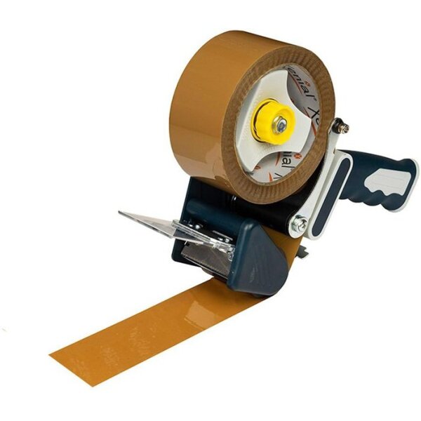 Transpak Handabroller Premium f.50 mm Rollenbreite f.76 mm Kern Grau für Bandbreite 50 mm