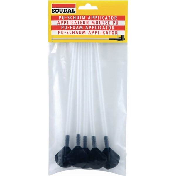 Soudal Adapterröhrchen Kunststoff f.Montageschäume (n.f.Dosen m.2in1 Adap) 5St./Btl.