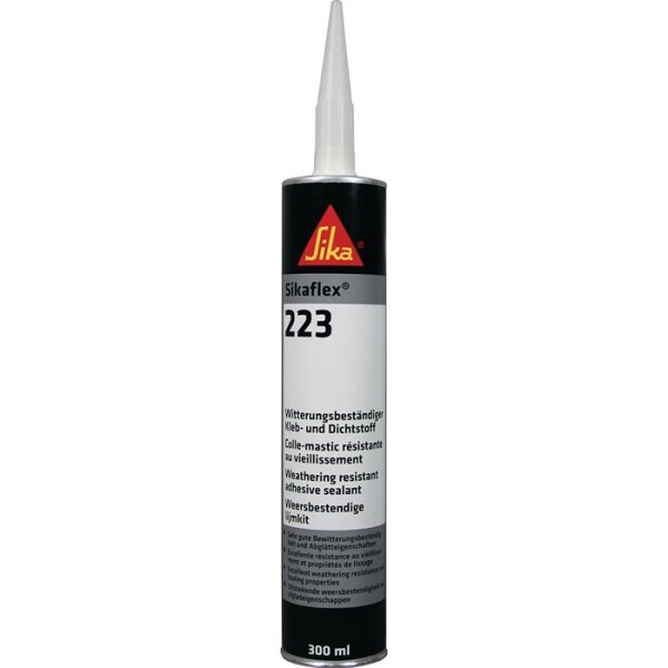 Sika Kleb- und Dichtstoff Sikaflex®-223 300 ml schwarz Kartusche