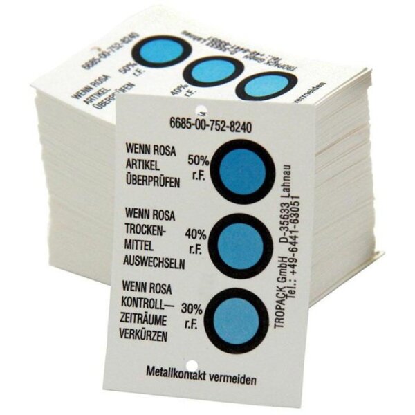 Transpak Feuchtigkeitsindikator Typ B Anzeigebereich 30-40-50% 125St./Karton