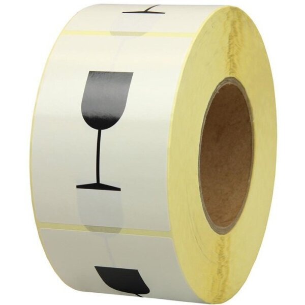 Transpak Etiketten m.Anhängeöse Maße 65x130mm Qualität 190g/qm altweiß altweiss