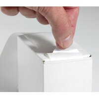 Transpak Verschlussetiketten Durchmesser 30mm PE-Folie transparent 1000St./Rolle