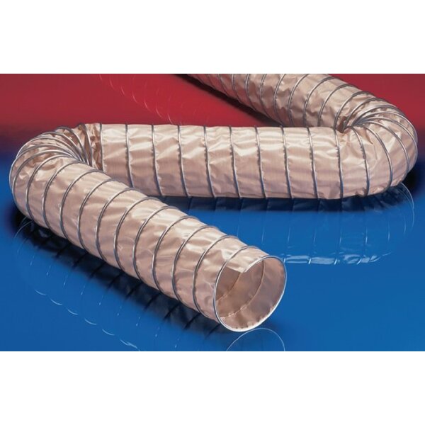 Norres Absaug- und Gebläseschlauch (FDA) CP PTFE-INOX 475 FOOD Innen-Ø 60 mm Außen-Ø 72,00 mm Länge 3 m