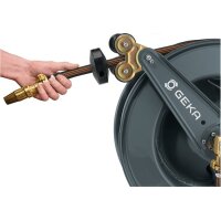 Geka Schlauchaufroller PA30GSK Anschlussgewinde 33,25 mm G 1 AG ″ pulv. Stahl