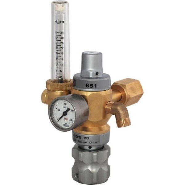 Harris Hochleistungsdruckminderer 651-30FLAR ArgonCO₂ 200 bar W21,8 x 1/14 ″ RH
