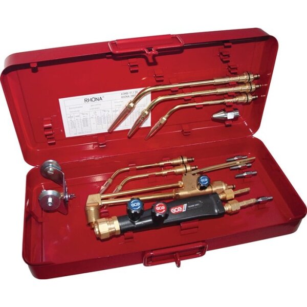 Gce Schweiß- und Schneidgarnitur RHÖNA 2001 AB Injektor Schneidbereich 10 - 100 mm