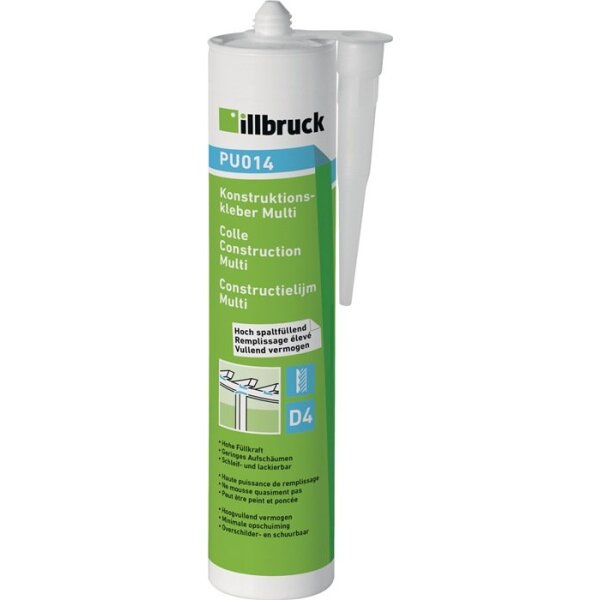 Illbruck Konstruktionskleber Multi PU014 beige EN 204: D4 330 g Kartusche