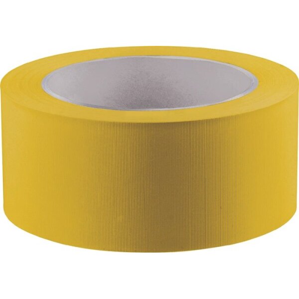 Burmann Putzband quergerillt gelb Länge 33 m Breite 30 mm Rolle