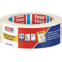 Tesa Malerkreppband 4306 Profi PLUS leicht gekreppt...