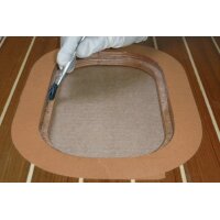 Tesa Kreppband tesakrepp® 4319 stark gekreppt hellbraun Länge 50 m Breite 50 mm Rolle