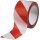 Burmann Warnmarkierungsband PVC rot/weiß Länge 66 m Breite 60 mm Rolle