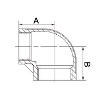 Winkel EN 10226-1 NPS 3/4 Zoll NPS2 1/2 Zoll IG reduziert SPRINGER