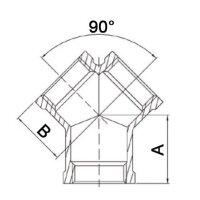 Springer Y-Stück EN 10226-1 NPS=1 ″ 307Y, Innengewinde