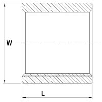 Springer Muffe EN 10241 NPS 1 ″ DN 25 mm